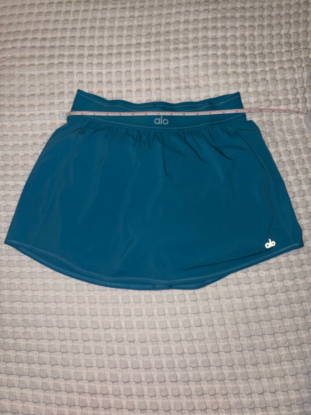 ALO Yoga Teal Blue Athletic Skort - Picture 5 of 5